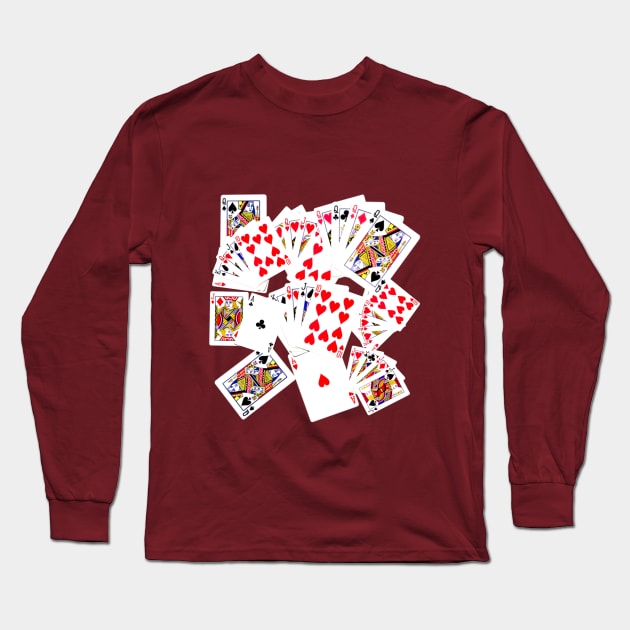 Play Your Hand Long Sleeve T-Shirt by djmrice